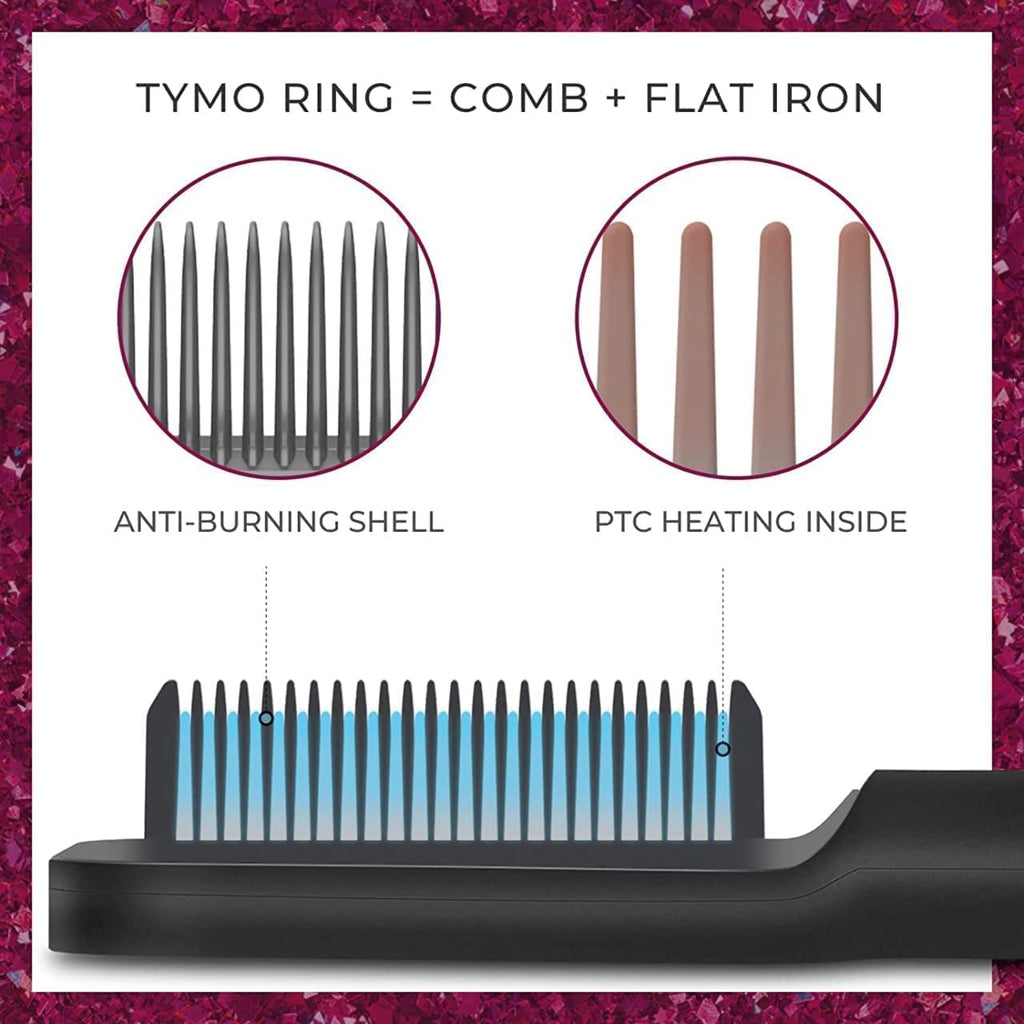 Hair Straightener Brush Comb