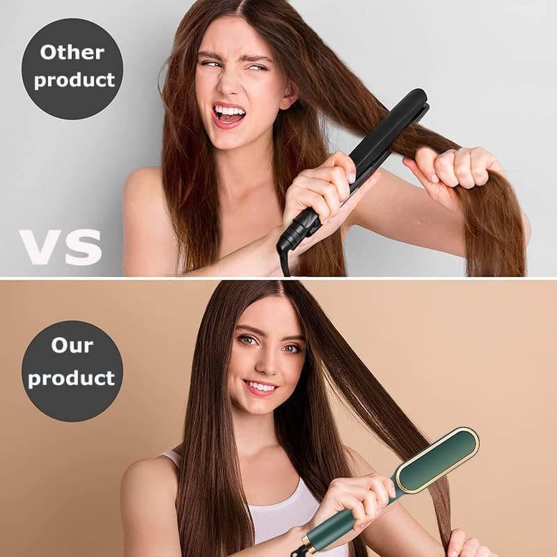 Hair Straightener Brush Comb
