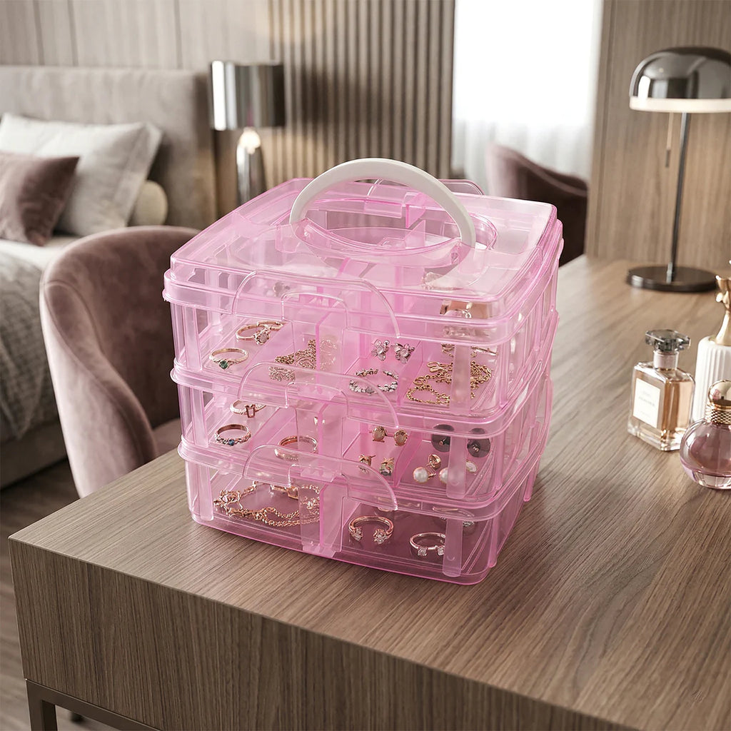 Slot Plastic Craft Storage Box