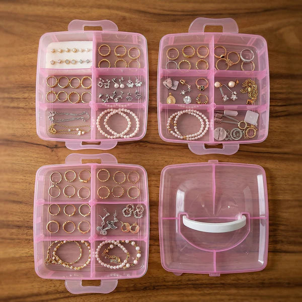 Slot Plastic Craft Storage Box
