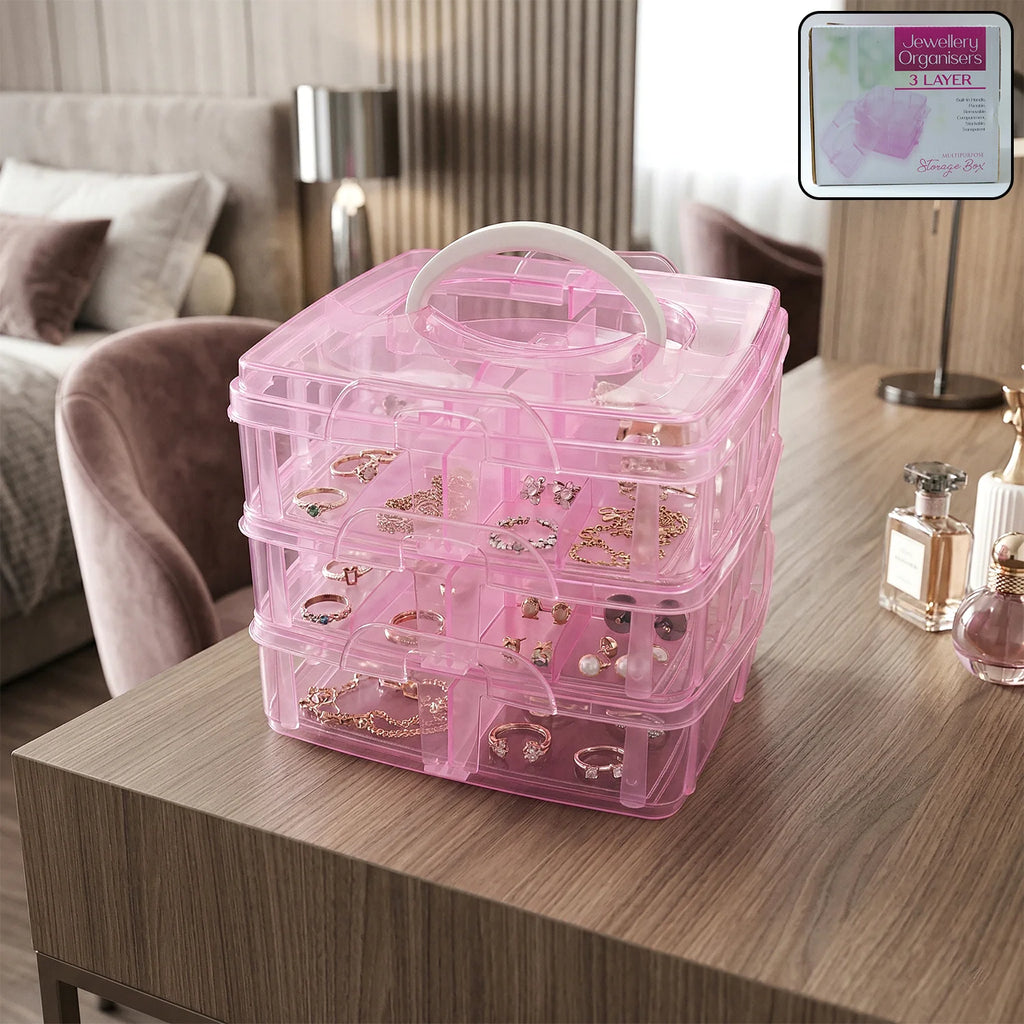 Slot Plastic Craft Storage Box