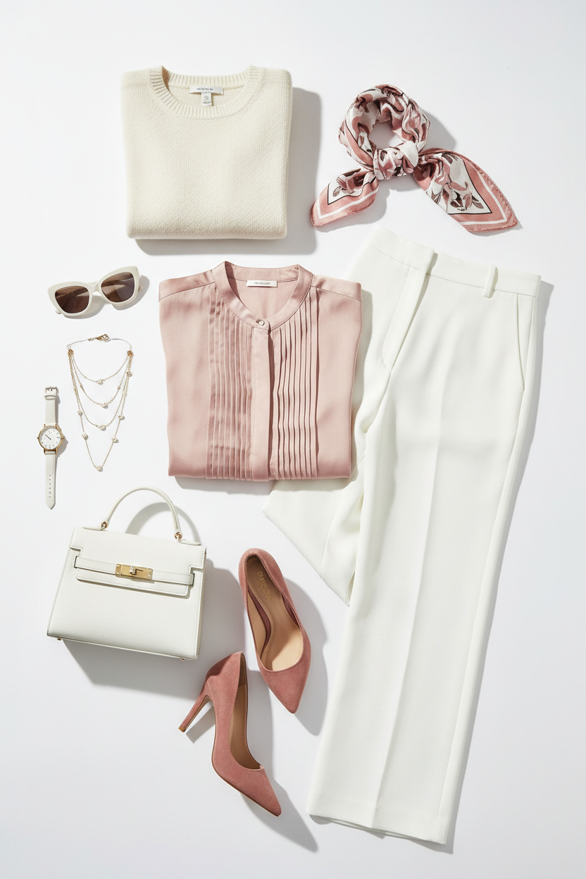 Luxury Fashion Flatlay